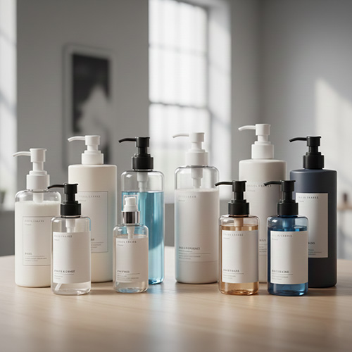 plastic pump bottles