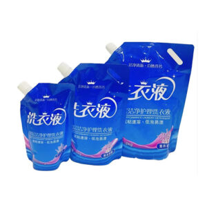 Laundry detergent packaging bag